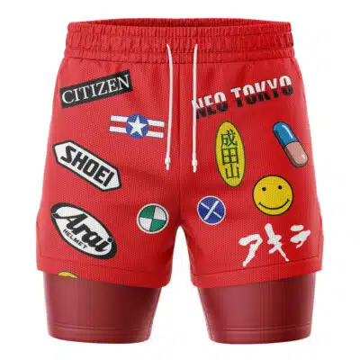 Kaneda Bike Decals Akira 2-in-1 Performance Shorts
