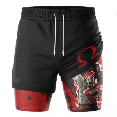 Kratos God of War 2-in-1 Performance Shorts