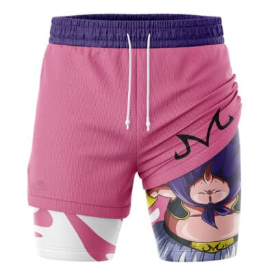 Majin Buu Fat DBZ 2-in-1 Performance Shorts