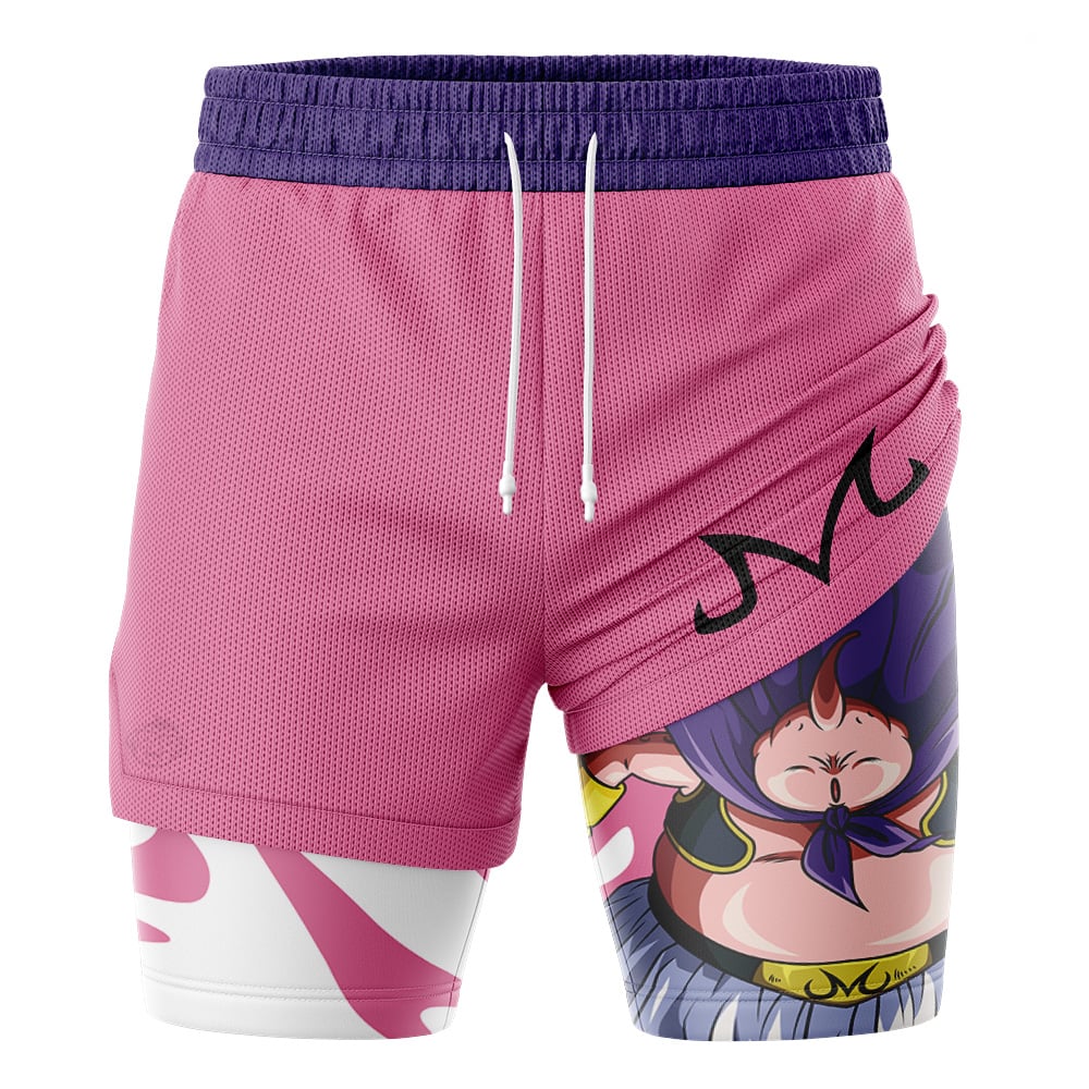 Majin Buu Fat DBZ 2-in-1 Performance Shorts