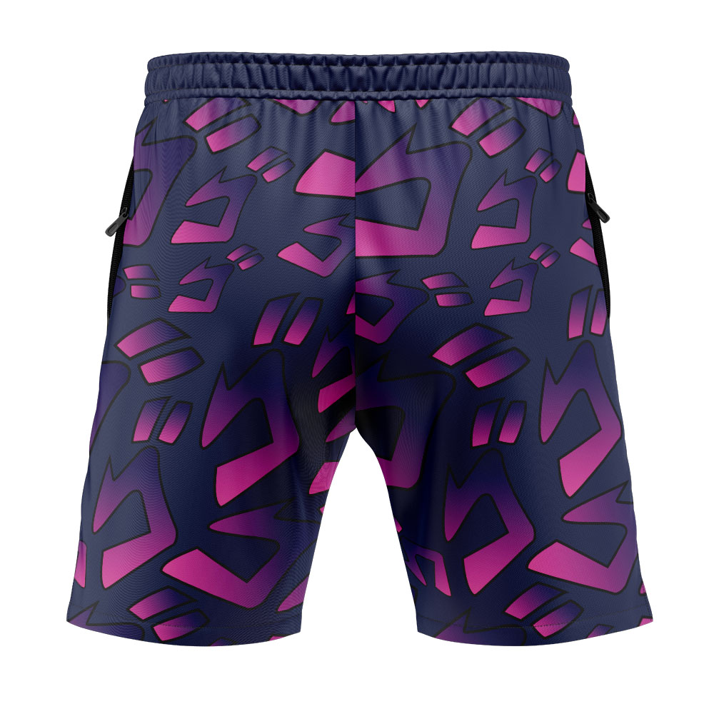 Menacing Aura Jojo's Bizarre Adventure Versatile Shorts - Image 3