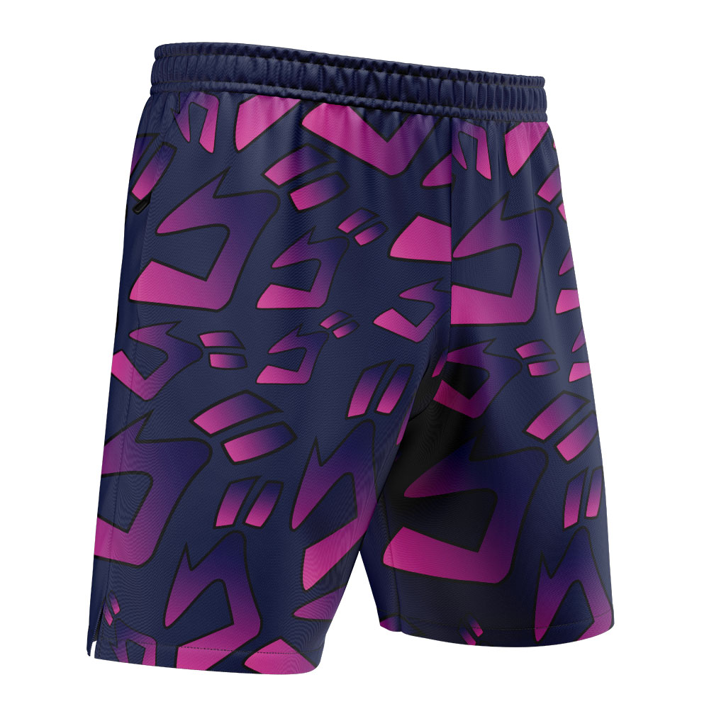 Menacing Aura Jojo's Bizarre Adventure Versatile Shorts - Image 4