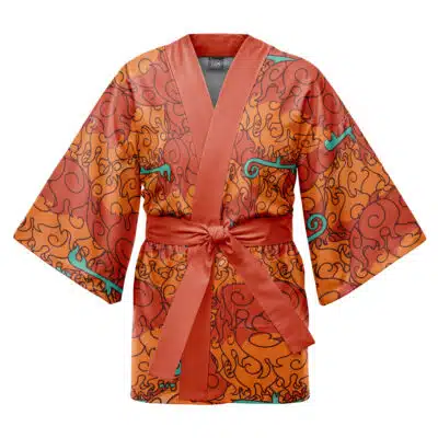 Mera Mera No Mi One Piece Happi Coat Haori Kimono