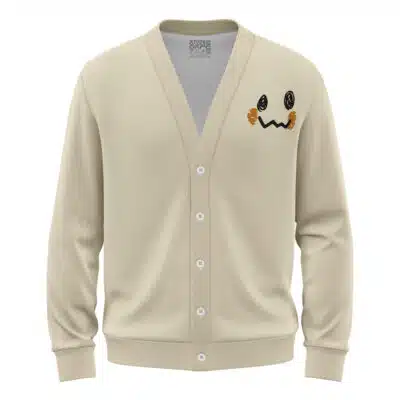 Mimikyu Face Pokemon Knitted Cardigan Sweater
