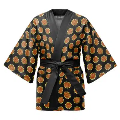 Monkey D. Luffy Black Dressrosa One Piece Happi Coat Haori Kimono