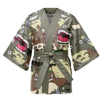 My Neighbor Totoro Pattern Studio Ghibli Happi Coat Haori Kimono
