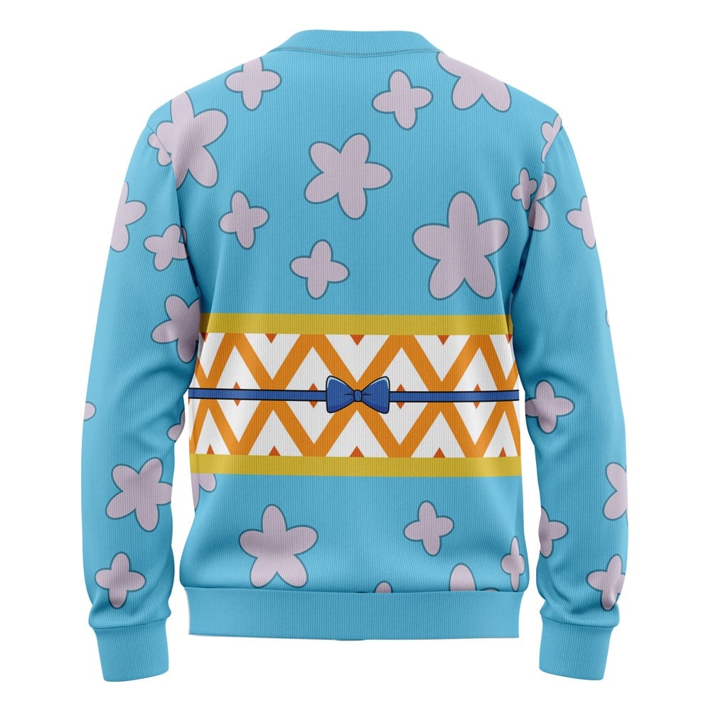 Nami Wano One Piece Knitted Cardigan Sweater - Image 2