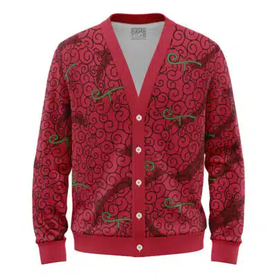 Ope Ope No Mi One Piece Knitted Cardigan Sweater