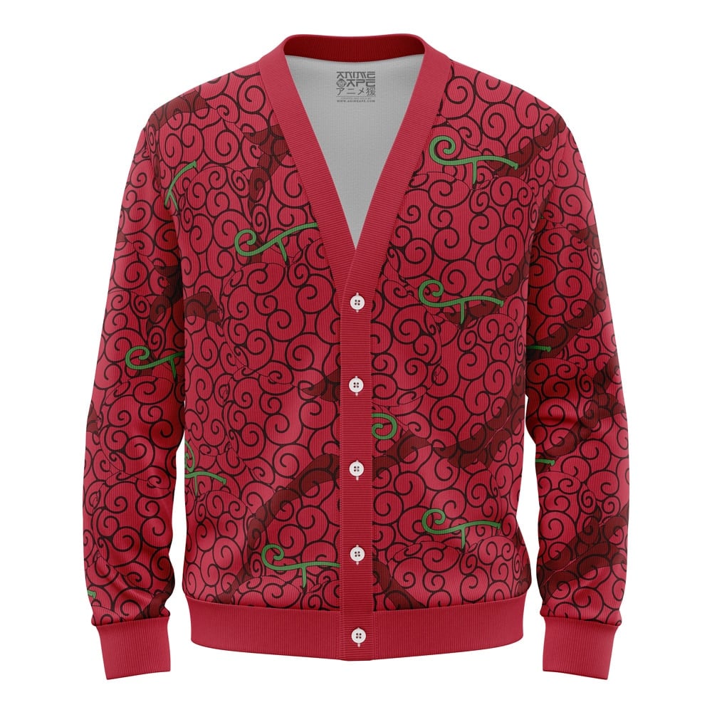 Ope Ope No Mi One Piece Knitted Cardigan Sweater