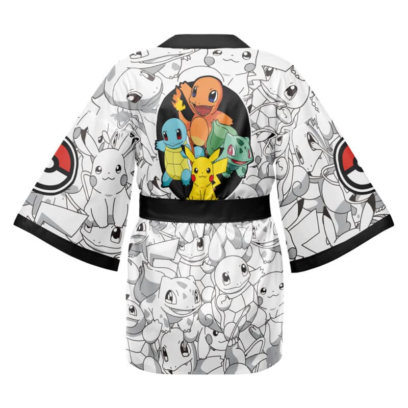 Original Starters Pokemon Happi Coat Haori Kimono | Anime Ape