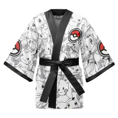Original Starters Pokemon Happi Coat Haori Kimono