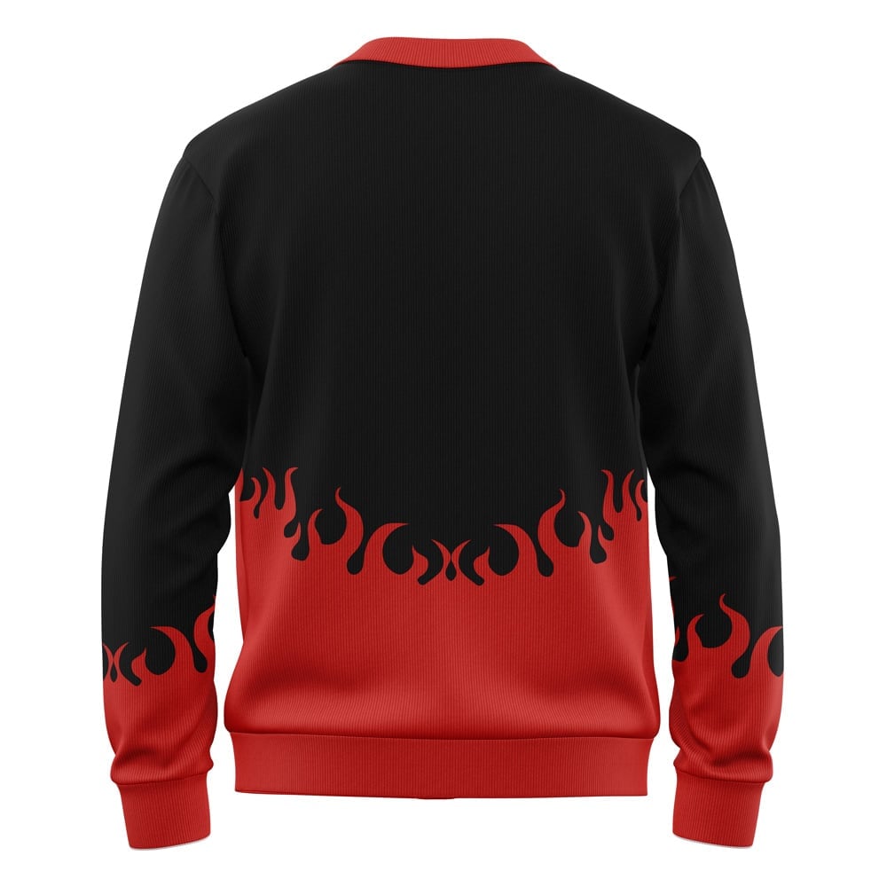 Portgas D. Ace V2 One Piece Knitted Cardigan Sweater - Image 2