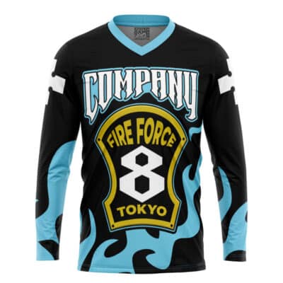 Shinra Company 8 V1 Fire Force Hockey Jersey