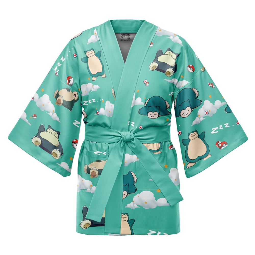 Snorlax Pattern Pokemon Happi Coat Haori Kimono