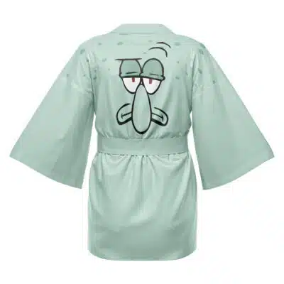 Squidward Face Spongebob Squarepants Happi Coat Haori Kimono