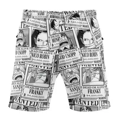 Straw Hat Wanted Posters One Piece Versatile Shorts