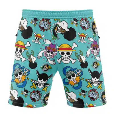 Straw Hats Jolly Roger One Piece Versatile Shorts