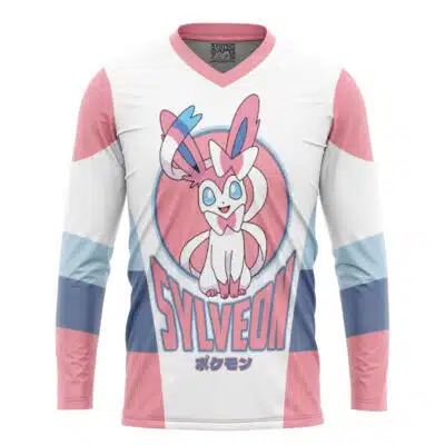 Sylveon Eeveelution Pokemon Hockey Jersey