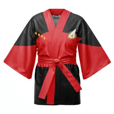 The Next Generation Red Star Trek Happi Coat Haori Kimono