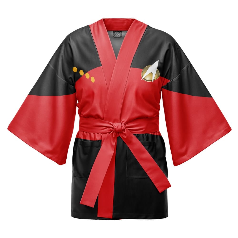 The Next Generation Red Star Trek Happi Coat Haori Kimono