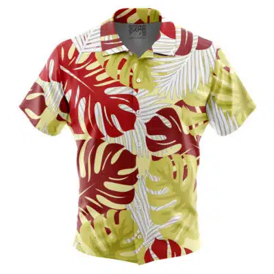 Thomas Andre Yellow Red Beach Shirt Solo Leveling Button Up Hawaiian Shirt