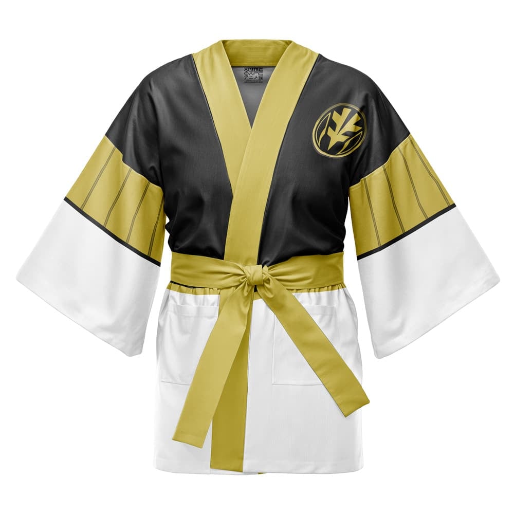 White Ranger Mighty Morphin Power Rangers Happi Coat Haori Kimono