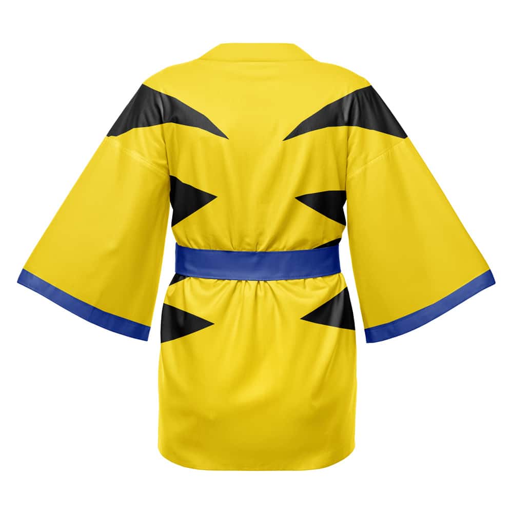 Wolverine Marvel Happi Coat Haori Kimono - Image 2