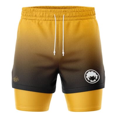 Yellow Wind Ranger Ninja Storm Power Rangers 2-in-1 Performance Shorts