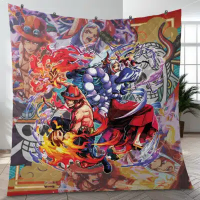 Ace x Yamato One Piece Quilt Blanket