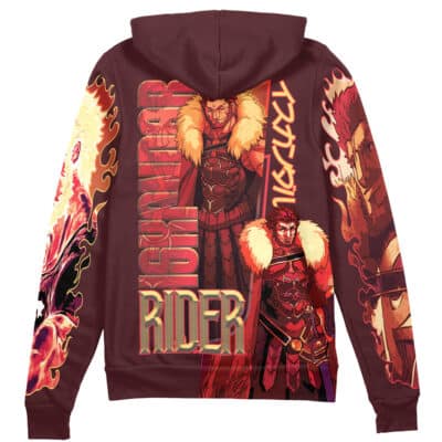 Iskandar Rider Fate Zero Streetwear Zip Hoodie Jacket