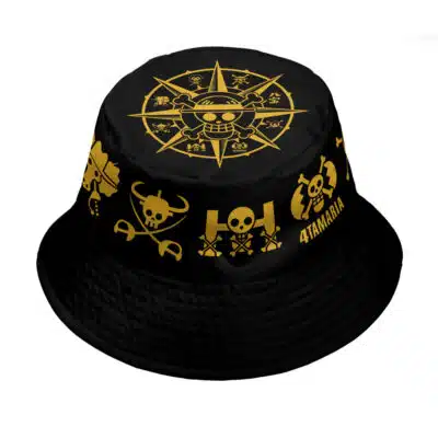 Straw Hat Grand Fleet One Piece Custom Bucket Hat