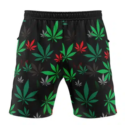 420 Pot Plants Pattern Versatile Shorts