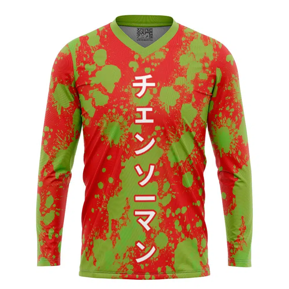 Denji Chainsaw Man Hockey Jersey