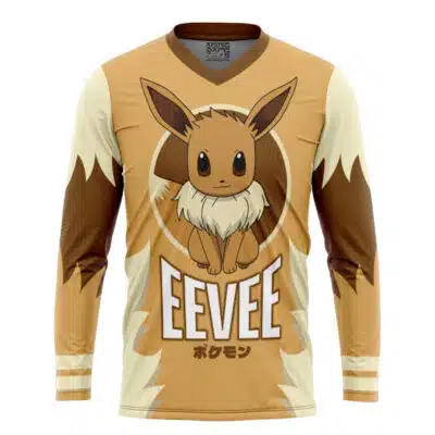 Eeevee Eeveelution Pokemon Hockey Jersey