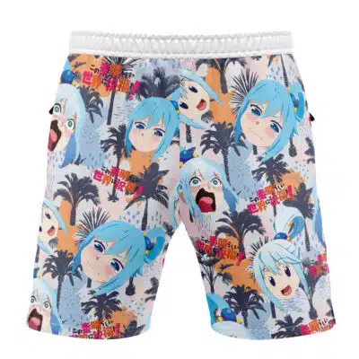 Funny Face Aqua Konosuba Versatile Shorts