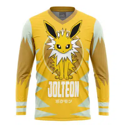 Jolteon Eeveelution Pokemon Hockey Jersey