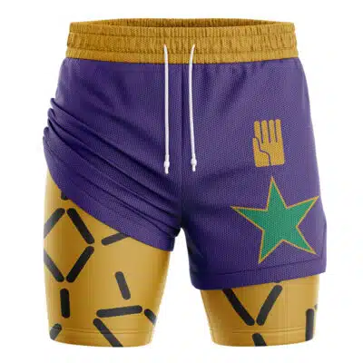 Jotaro Kujo Stone Ocean JoJo's Bizarre Adventure 2-in-1 Performance Shorts