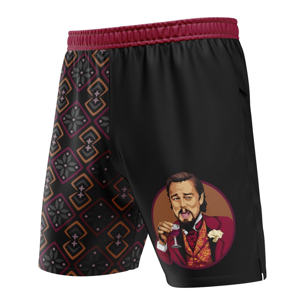 Laughing Leo DiCaprio Meme Versatile Shorts - Image 2