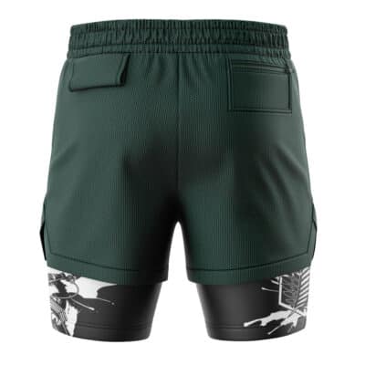 Levi Ackerman Attack On Titan 2-in-1 Performance Shorts
