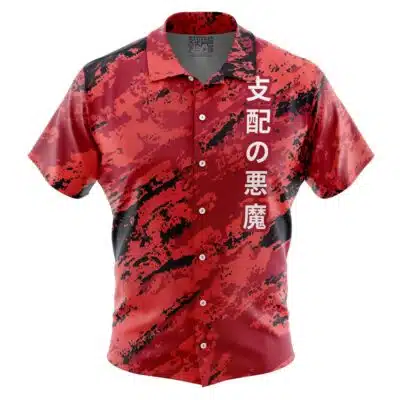 Makima Chainsaw Man Short Sleeve Button Up Hawaiian Shirt