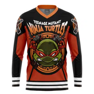 Michelangelo V2 Teenage Mutant Ninja Turtle Hockey Jersey