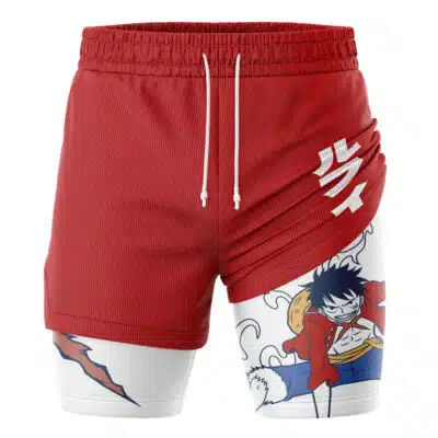 Monkey D Luffy One Piece 2-in-1 Performance Shorts