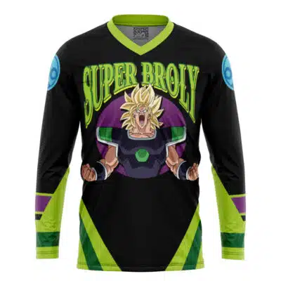 Super Broly Dragon Ball Z Hockey Jersey