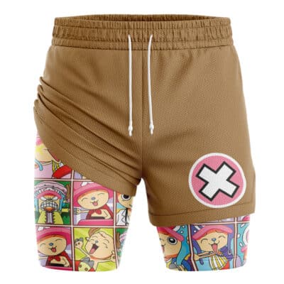 Tony Tony Chopper V2 One Piece 2-in-1 Performance Shorts