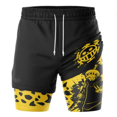 Trafalgar Law V2 One Piece 2-in-1 Performance Shorts
