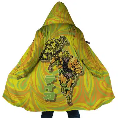 Trippy Dio Jojo’s Bizarre Adventure Dream Cloak Coat