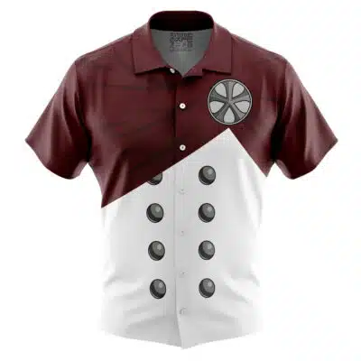 Yhwach Quincy Bleach Short Sleeve Button Up Hawaiian Shirt