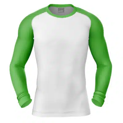 Yoshi Super Mario Bros Long Sleeve Rash Guard Compression Shirt