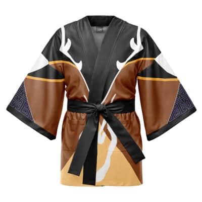 Zhongli Genshin Impact Cosplay Happi Coat Haori Kimono