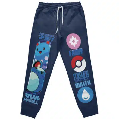 Marill x Azumarill Pokemon Streetwear Sweatpants